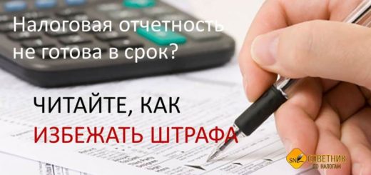 срок сдачи отчетности