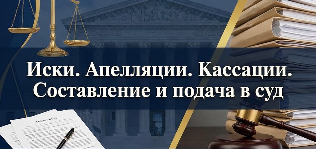 Иски Апелляции Кассации Составление и подача в суд